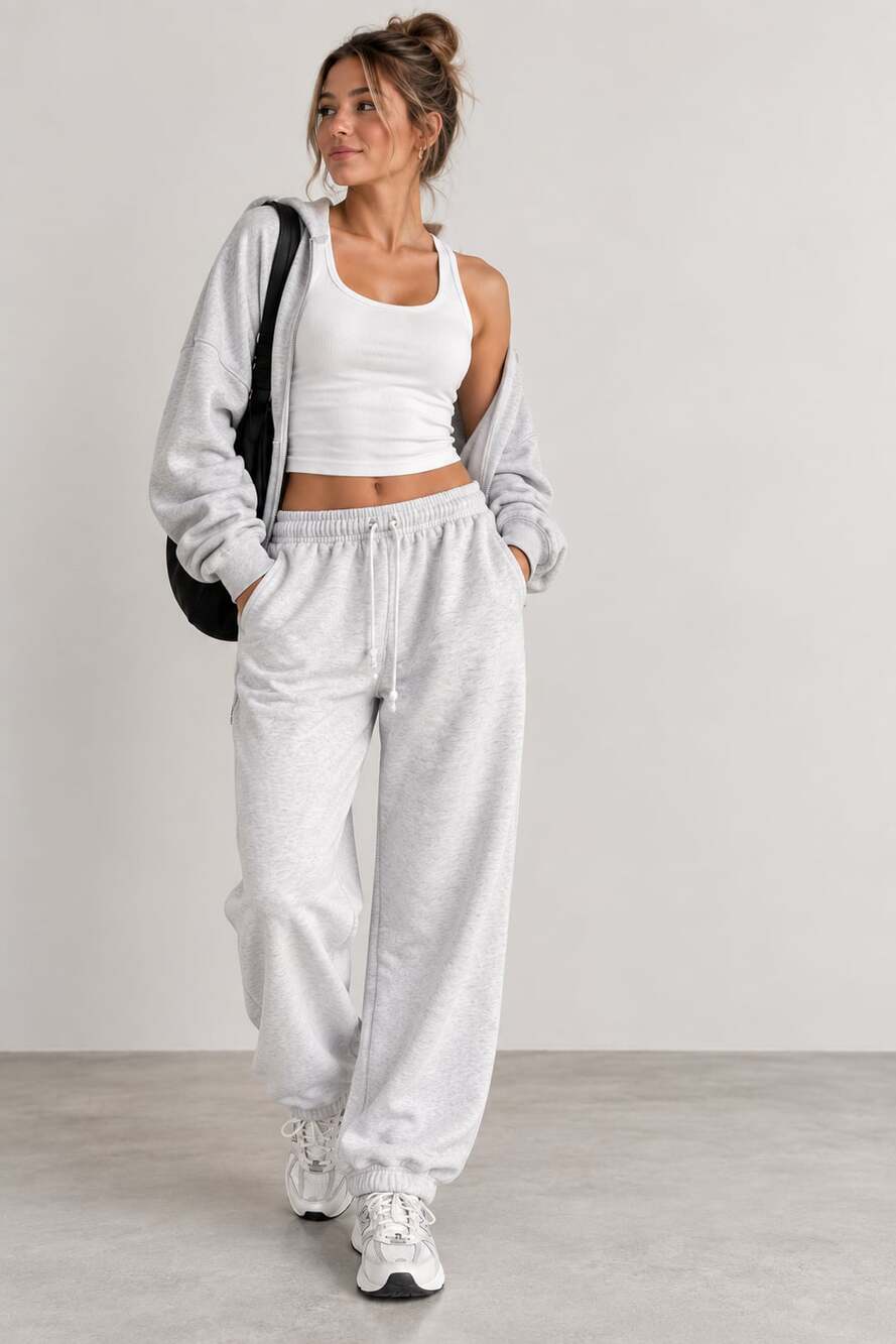 Wild Fable Fleece Sweatpants Size XXL Heathered Gray